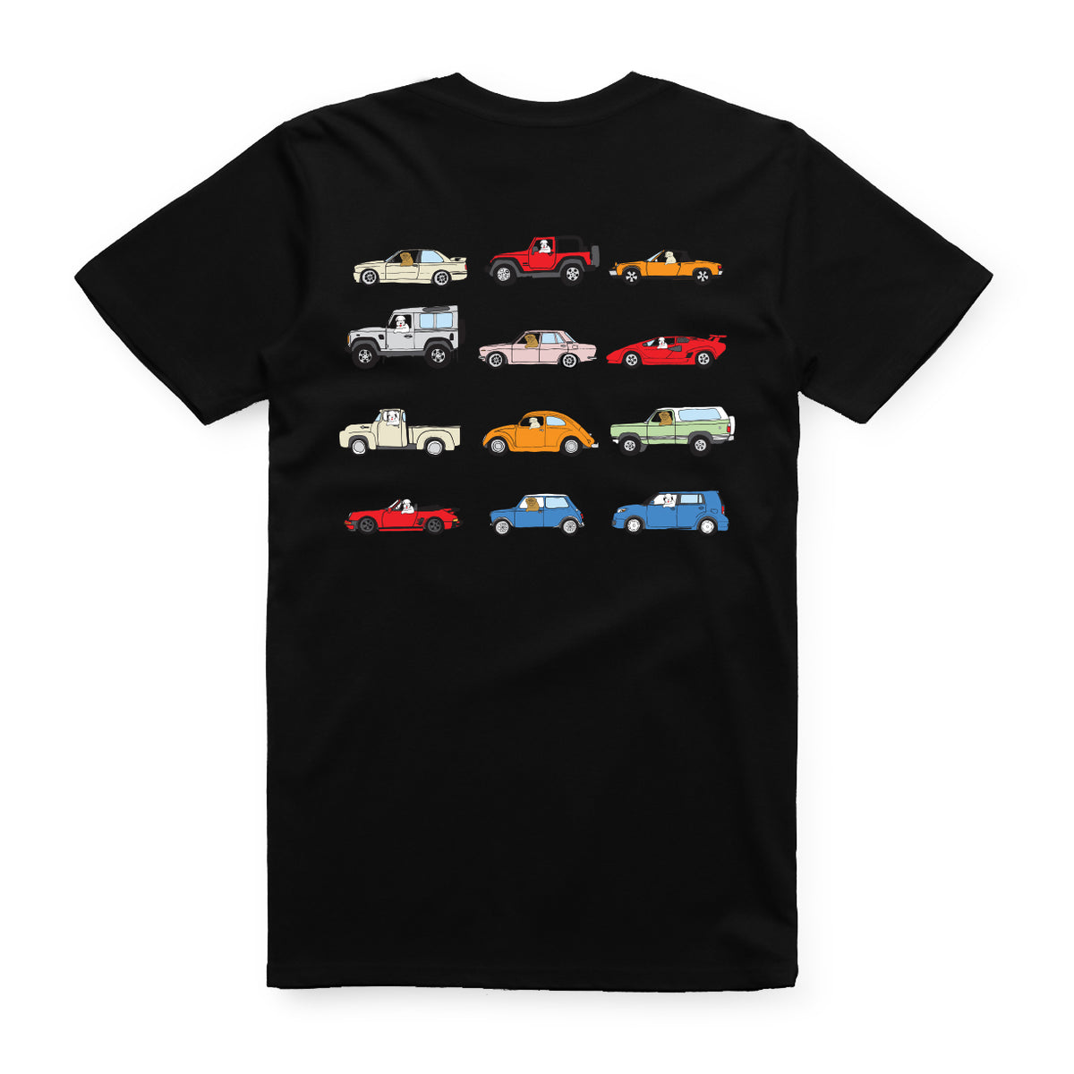 Dogs In Cars Tee