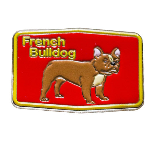 Frenchie Patch Lapel Pin